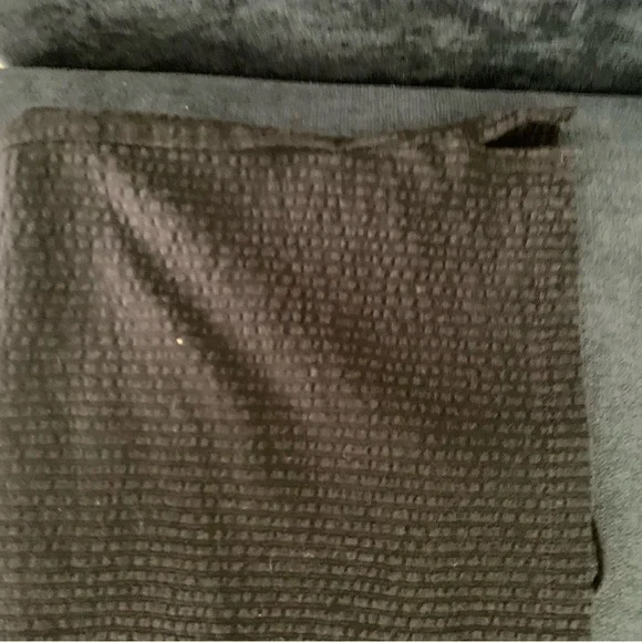 Madewell Black Seersucker Apron Tank Top XS - Picture 7 of 8